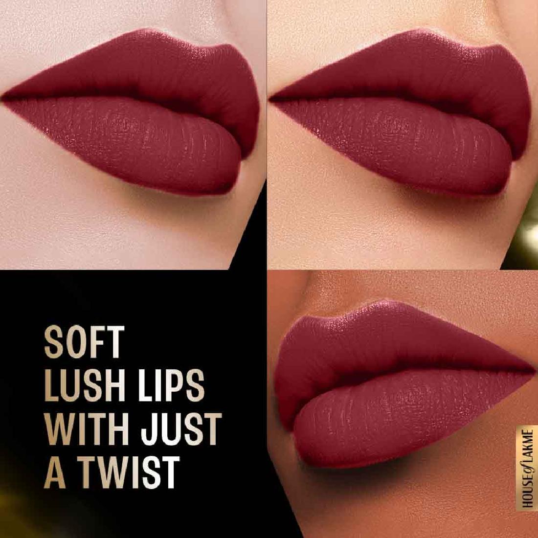 Lakme Forever Matte Lipstick, Made With French Rose Oil Extracts